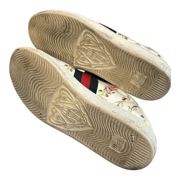 Gucci Floral Canvas Sneakers - Picture 4 of 4